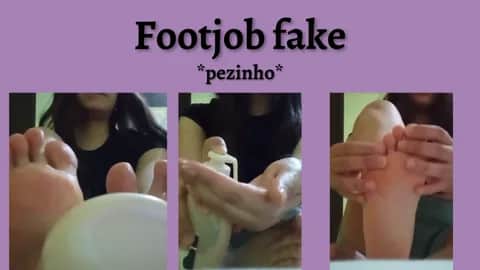 Imagem do pack Footjob fake (Meu primero pack podo)