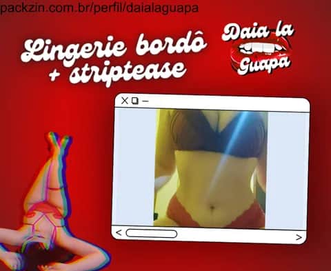 Imagem do pack Lingerie bordô+ Striptease