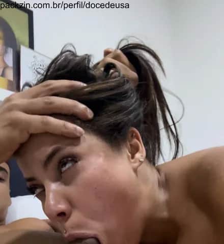 Imagem do pack Vídeo Engasgando no pau