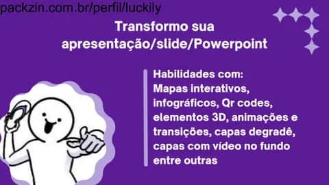 Imagem do serviço ❄️Tapa no visual da sua apresentação de slides [Redesign]