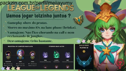 Imagem do serviço 🌸 Duo LOL Ranked + Callzinha 🌸