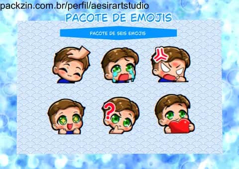 Imagem do serviço Faço emojis para seu canal! (6 emojis)