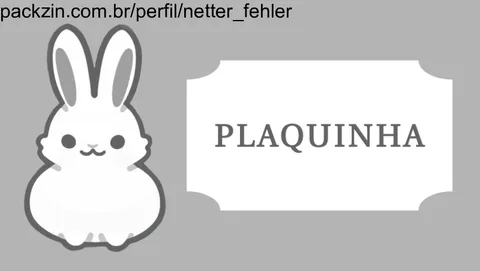 ࿇⛧ PLAQUINHA ⛧࿇