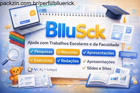 Faço seus trabalhos da Escola ou Faculdade