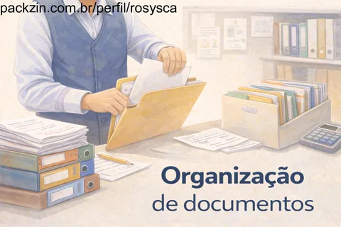 Imagem do serviço ORGANIZO DOCUMENTOS PRA VOCÊ