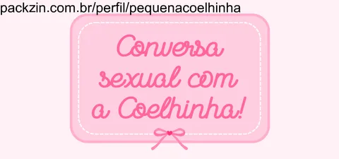 Imagem do serviço CONVERSA SEXUAL COM A COELHINHA! (+18)🐰💬