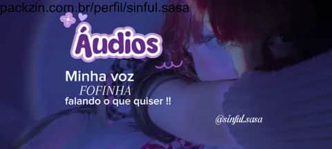 Imagem do serviço Áudios com minha voz fofinha !!