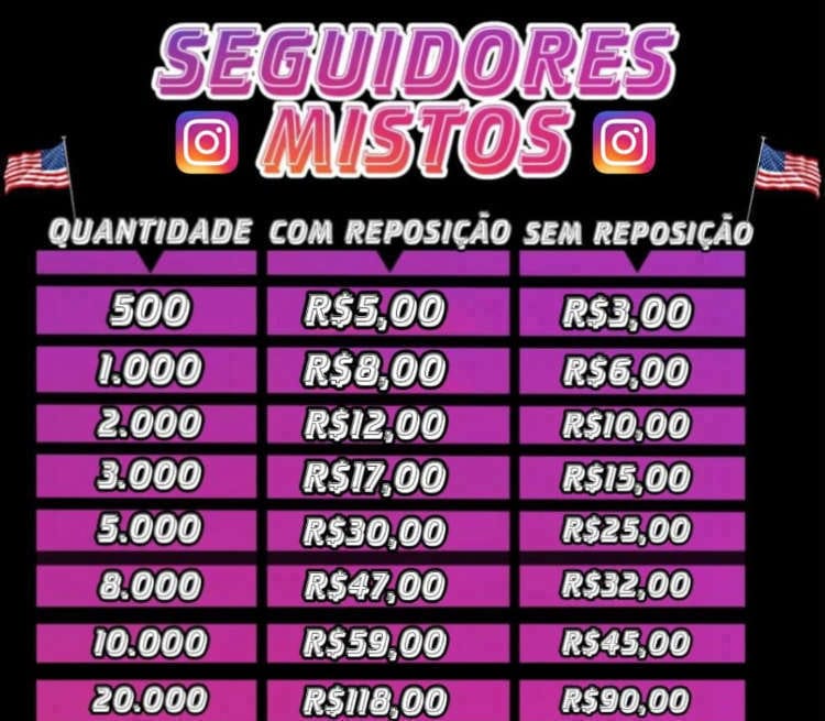 Imagem do pack VENDO SEGUIDORES PARA INSTAGRAM