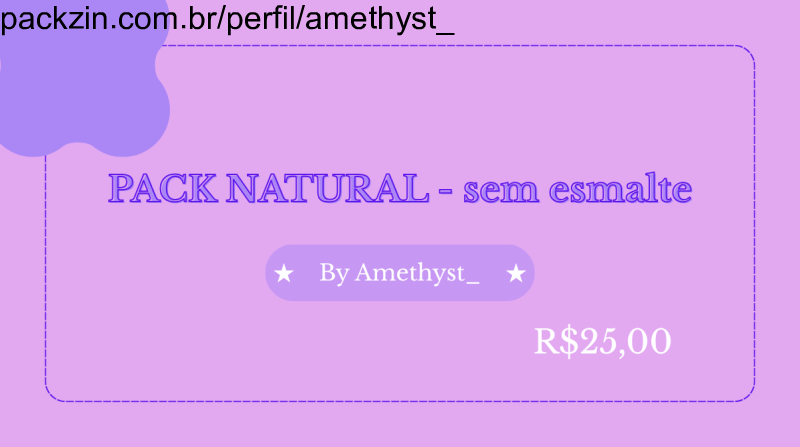 Pack Simples – Natural (sem esmalte) 🦶✨