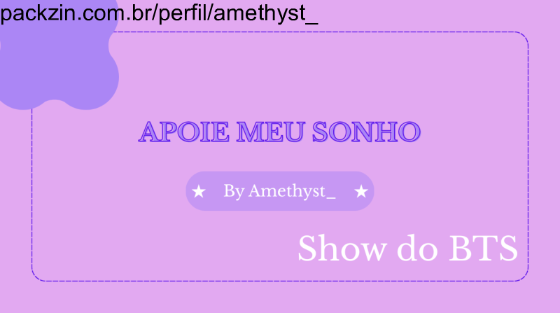 Imagem do pack Apoie meu sonho