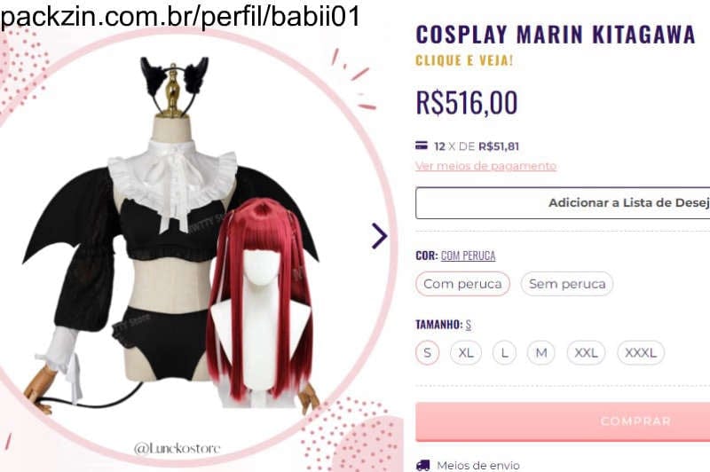 Imagem do pack Cosplay Marin Kitagawa