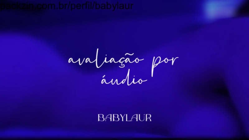 avaliação por áudio