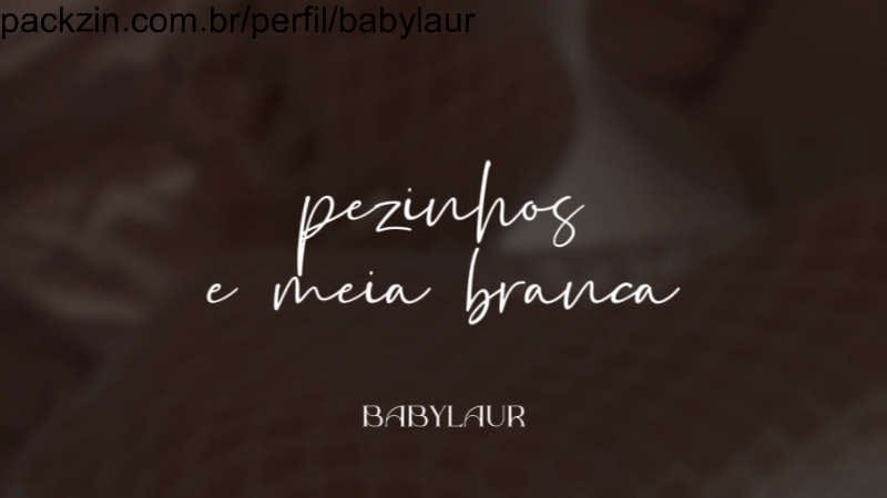 Imagem do pack pezinhos com meia arrastão branca