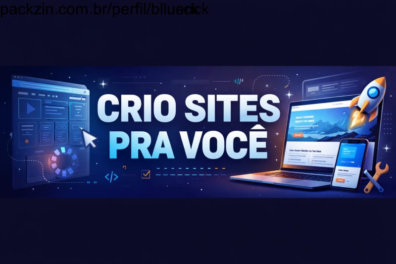 Imagem do serviço Crio Sites Web para você