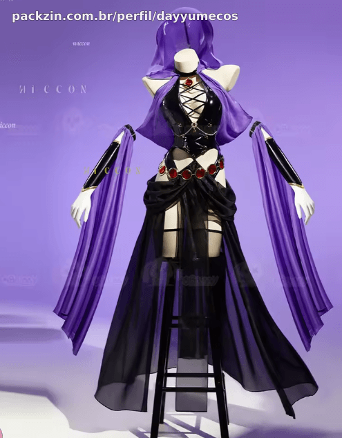 Imagem do pack Ravena Gótica Sexy (Teen Titans)