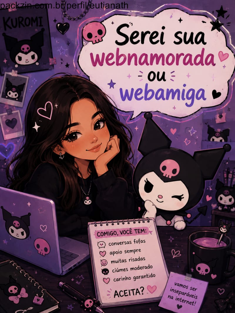 Imagem do serviço Serei sua webnamorada ou webamiga.