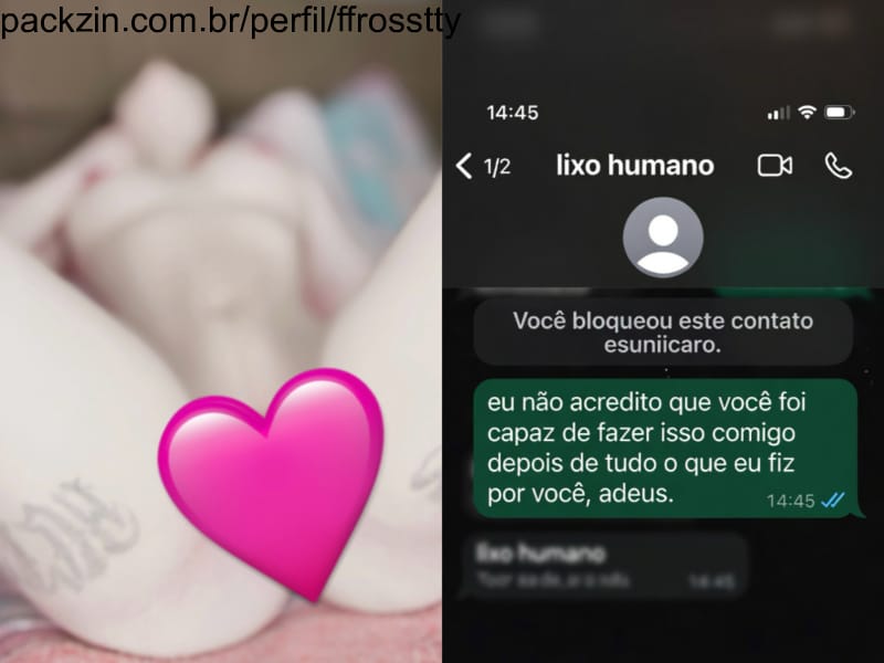 😈 PACK VINGANÇA QUENTE!😈 Tudo que eu mandava pro ex-namorado agora é seu… Vem ver tudo que ele perdeu 🥵