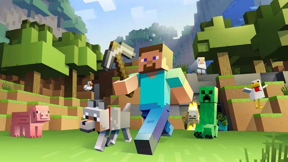 Jogo minecraft com você por 1 hora