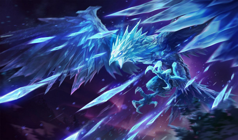 Imagem do serviço Uma anivia que sempre que matar vai fazer "ká ká" quando matar um campeão