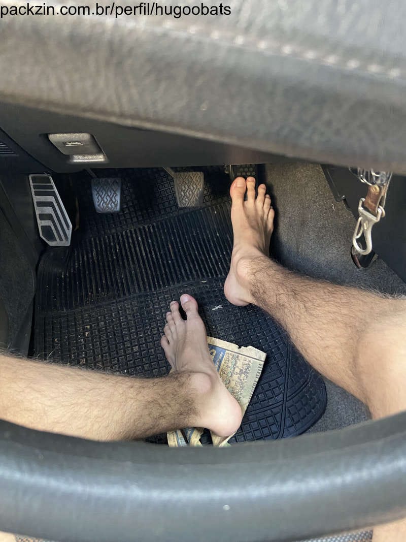 Vídeo do pé no carro 🚗