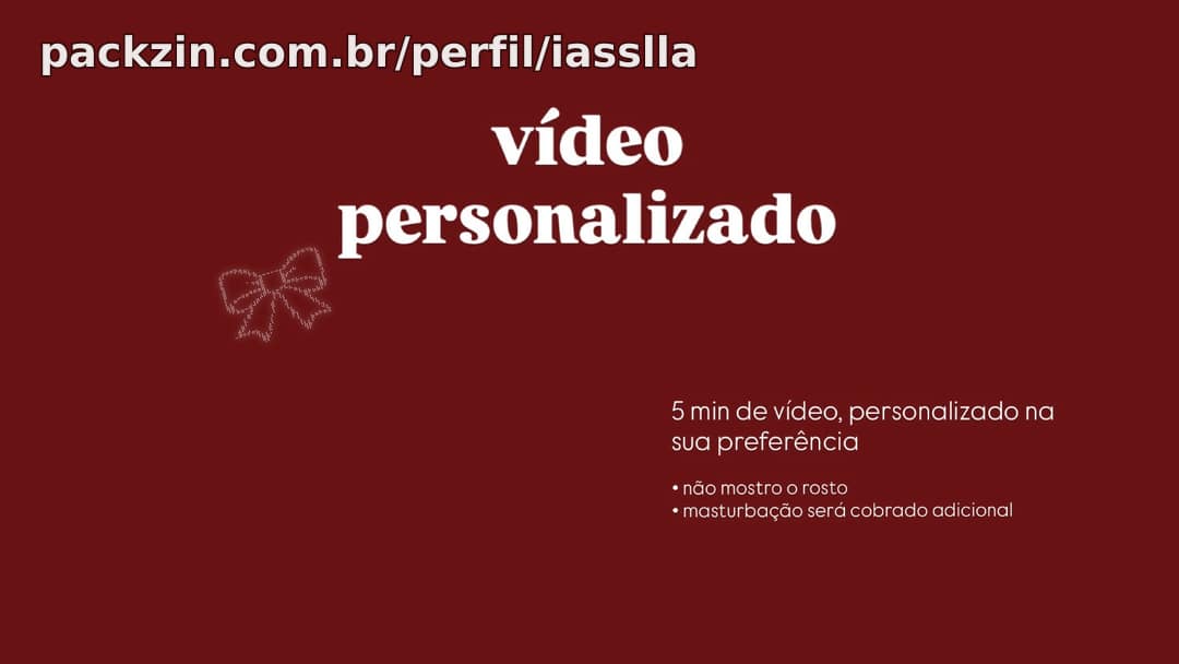 Vídeo personalizado