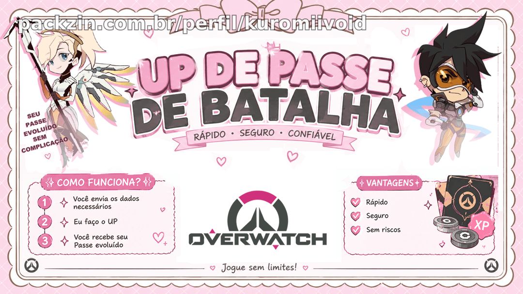 Imagem do serviço [ MELHOR PREÇO ] | Overwatch | UP de Passe de Batalha + Serviços Diversos