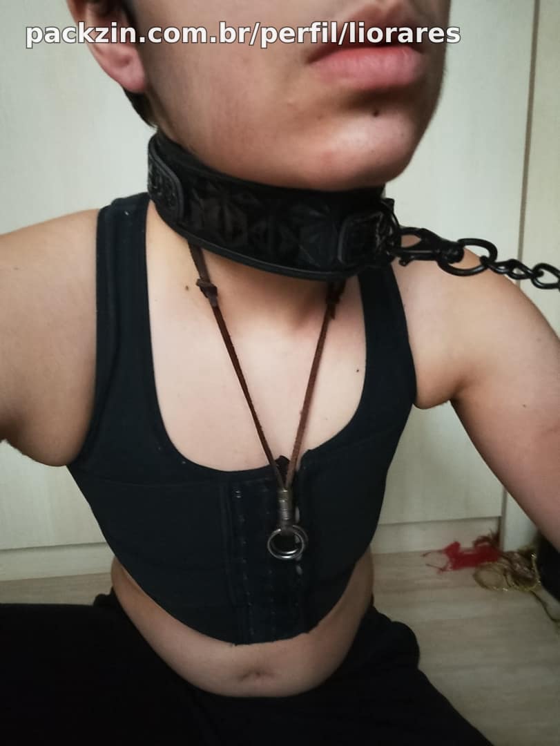 Imagem do pack Vídeo de 5minutos com estética BDSM (coleira + algemas +mordaça)