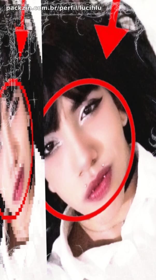 Imagem do pack Trans batendo uma até gozar