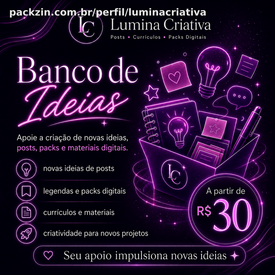 Imagem do pack Banco de Ideias