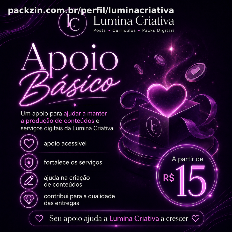 Imagem do pack Apoio Básico