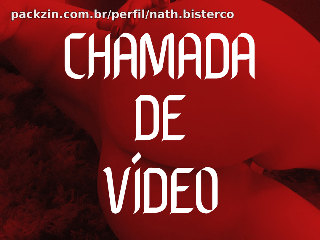 Chamada de video com a loirinha