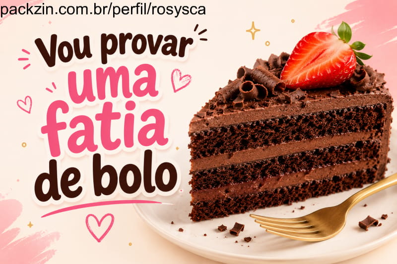 Imagem do serviço vou provar o sabor de fatia de bolo que vvocê escolher