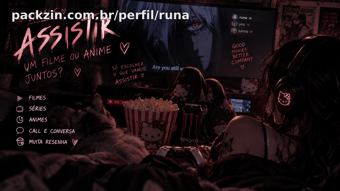 Imagem do serviço 🍿 Vamos assistir um filme,anime ou série juntos? ♡