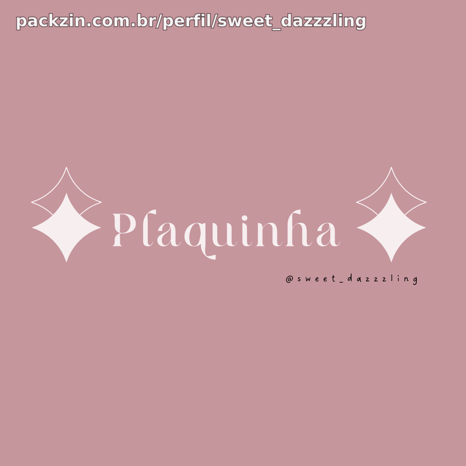 ✨️ Plaquinha ✨️