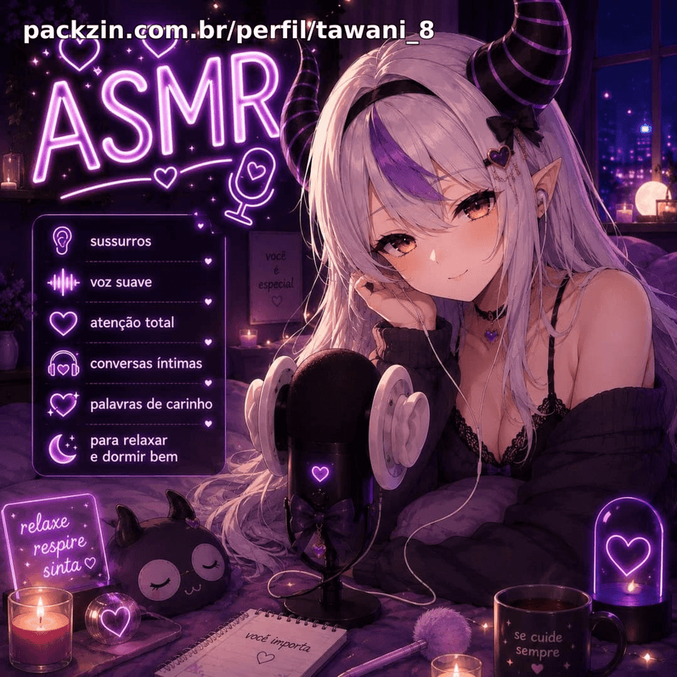 Imagem do serviço ASMR com minha voz