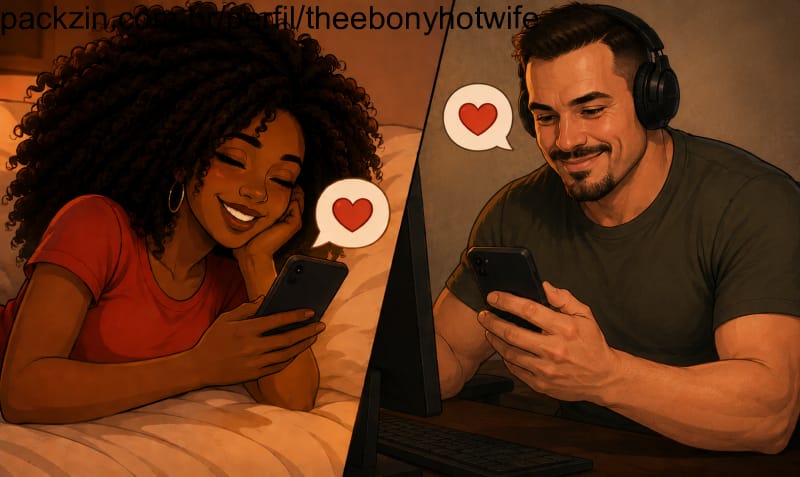 💖💋 Webnamoro com a Rainha Ebony 💖💋