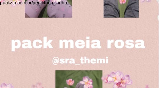 Imagem do pack Pack de meia rosa