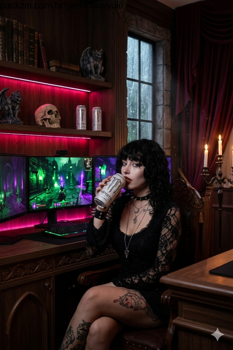 Imagem do serviço Web Amiga Goth Gamer