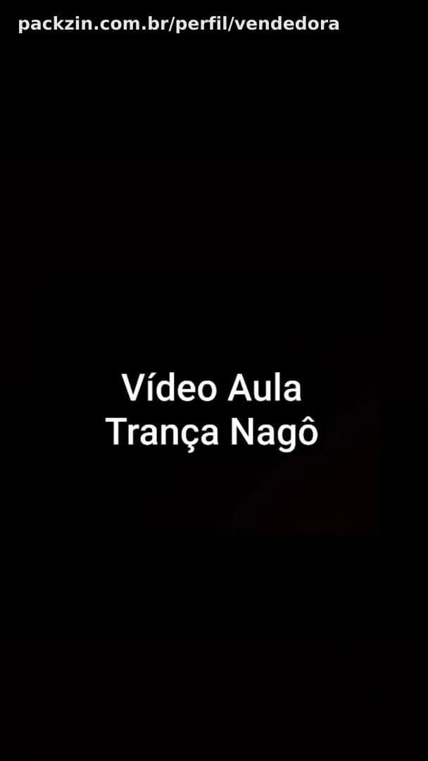 Imagem do pack Vídeo Aula Trança Nagô. (Mãos e cabelo sendo trançado, ensinamento) Ideal para vc que quer fazer em sua filha, sobrinha, amiga ou até trabalhar com isso