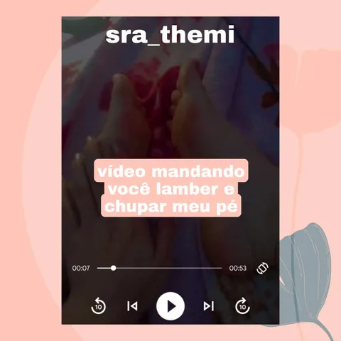 Imagem do pack Video mandando você lamber e chupar
