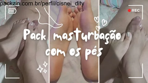 Imagem do pack Masturbação com os pés 👣