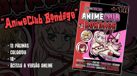 Imagem do pack Zine "AnimeClub Bondage" | (NSFW)