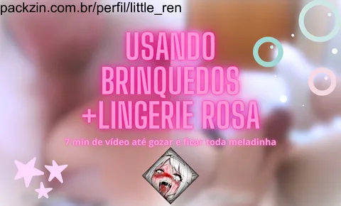 Imagem do pack ♥ 6 minutos Pack Rosa usando brinquedinhos (plug + consolo) ♥