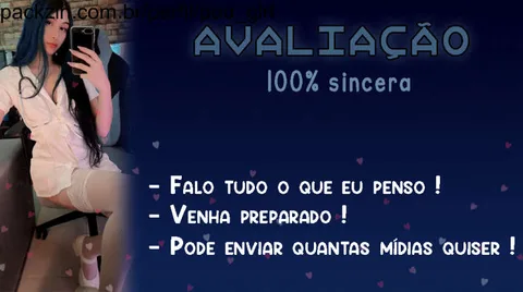 Imagem do serviço AVALIAÇÃO 100% SINCERA! (Áudio/Vídeo) ❤