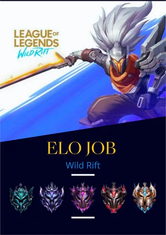 Imagem do serviço Subo de ELO para você no WILD RIFT