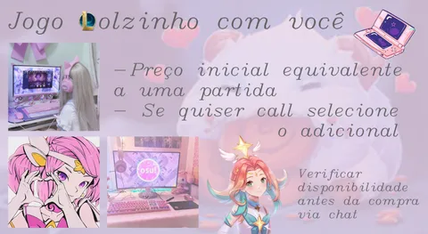 Imagem do serviço Jogo lol com você INDISPONÌVEL