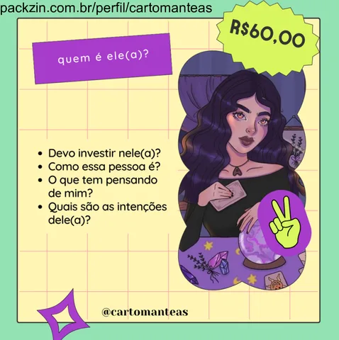 Imagem do serviço Quem é ele(a) - Baralho cigano