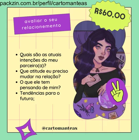 Imagem do serviço Avaliar o seu relacionamento - Baralho cigano