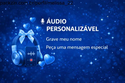 Imagem do serviço Áudio personalizado ❤️