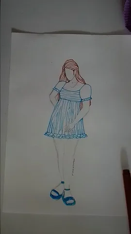 Imagem do serviço - Faço um desenho lindo, nos meus traços pra vc do jeitinho que você quiserr